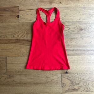 Lululemon Cool Racerback 2 Tank Red Size 6 EUC